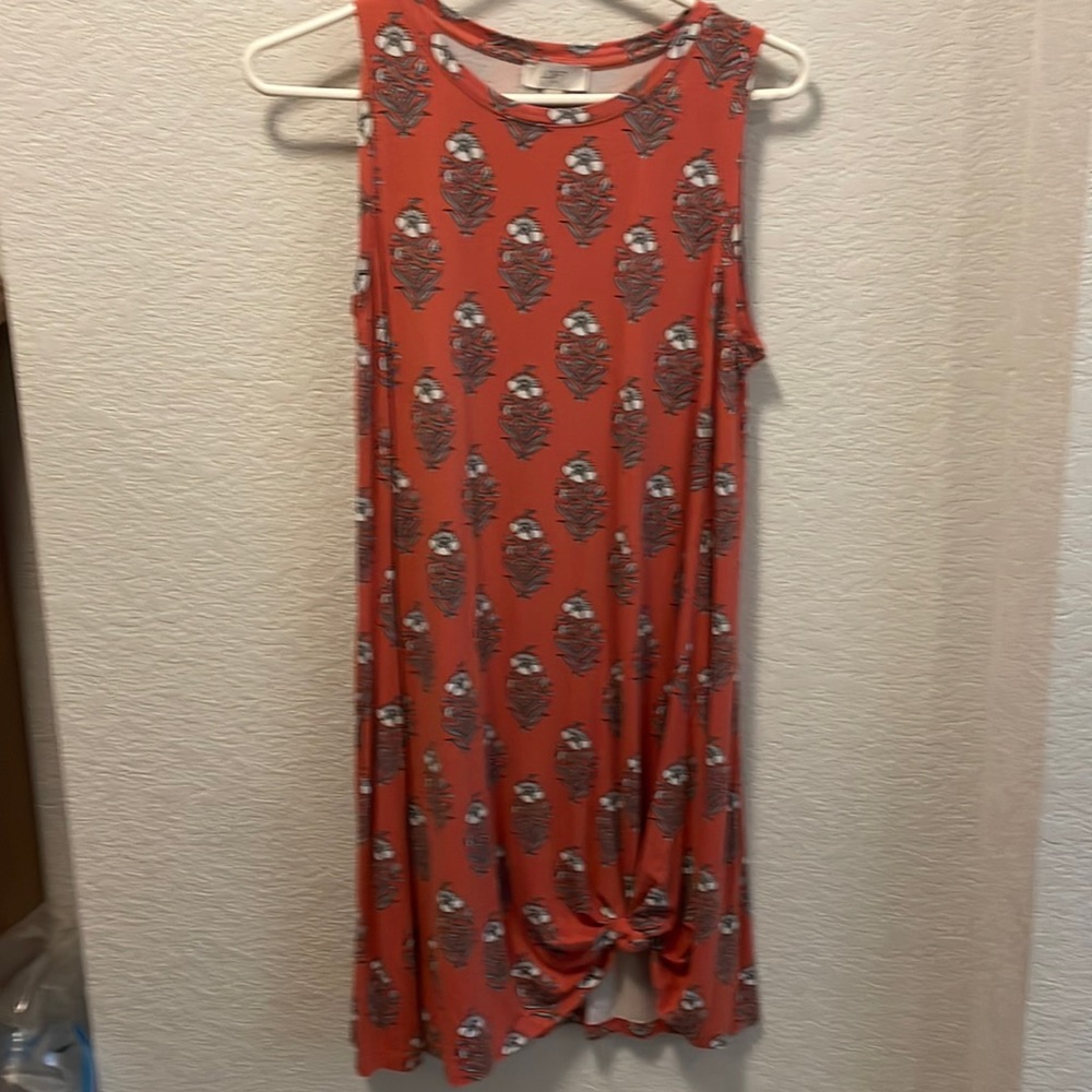 Patterned tank sundress